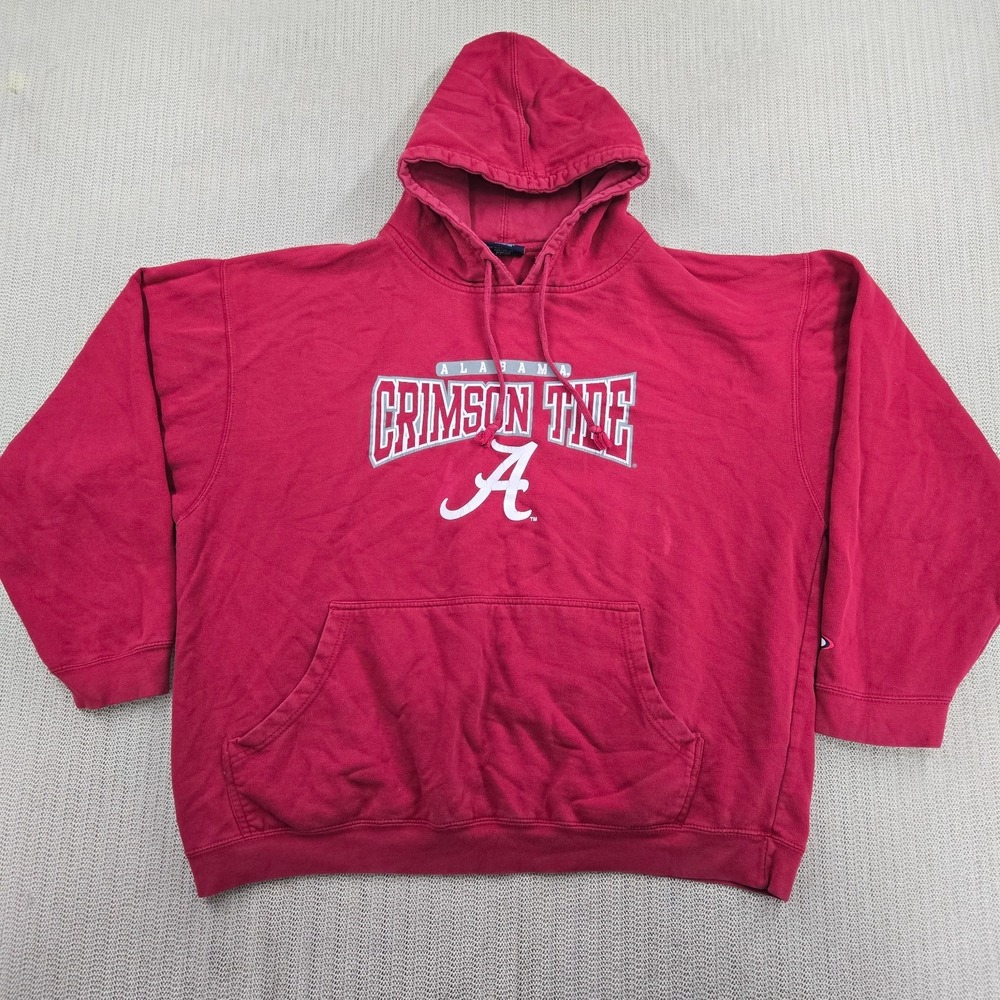 Pro Player Alabama Crimson Tide Hoodie Sweatshirt Mens 2XL SEC Football Red